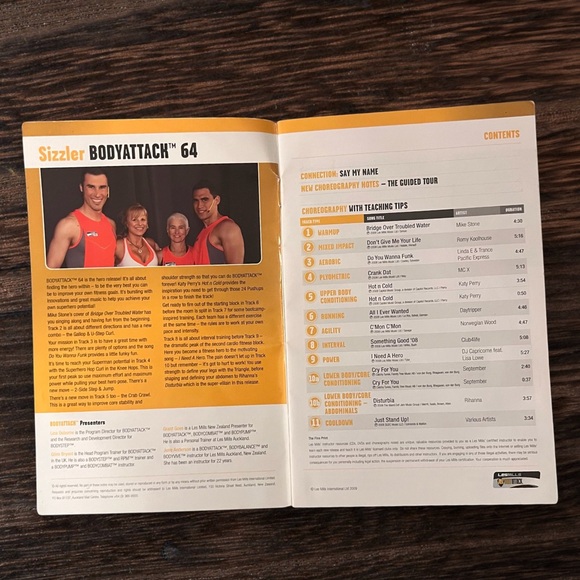 Les Mills BODYATTACK 64 CD, DVD, & Choreography Notes - Picture 3 of 3